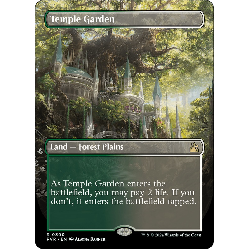 Temple Garden (RVR-300) - Ravnica Remastered (Borderless)