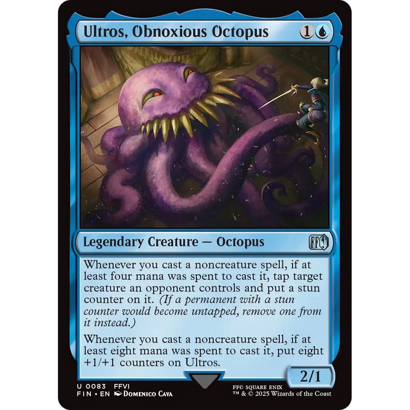 Ultros, Obnoxious Octopus (FIN-083) - FINAL FANTASY Foil