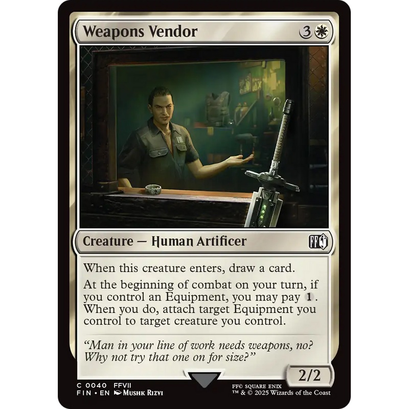 Weapons Vendor (FIN-040) - FINAL FANTASY