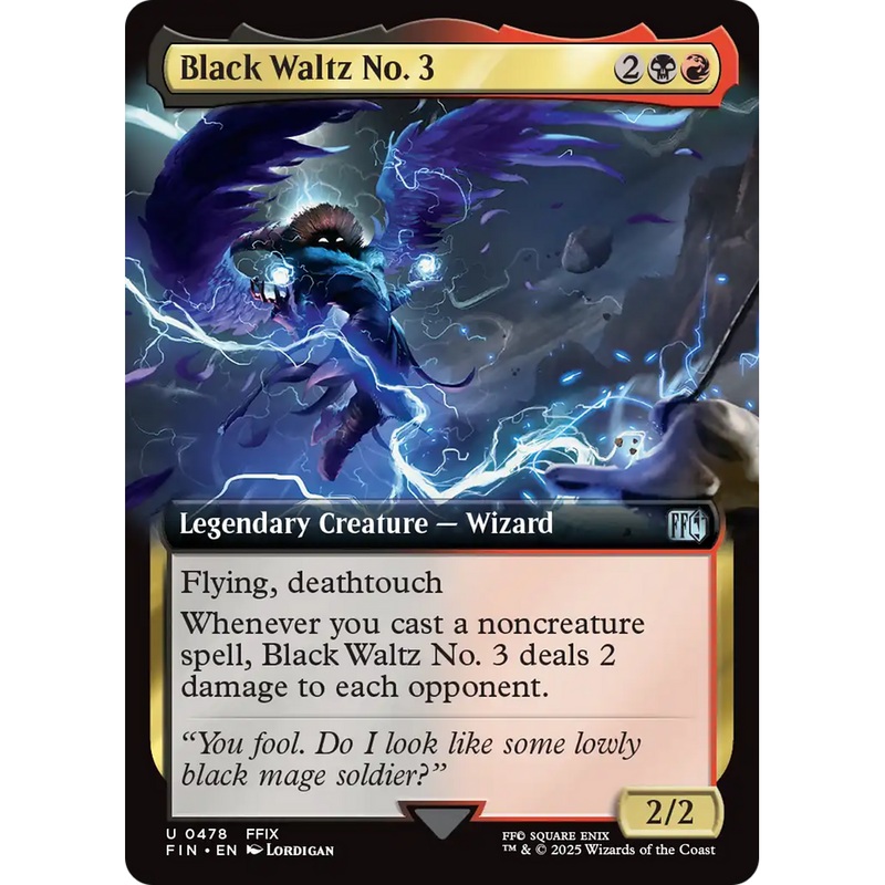 Black Waltz No. 3 (Extended Art) (FIN-478) - FINAL FANTASY: (Extended Art) Foil