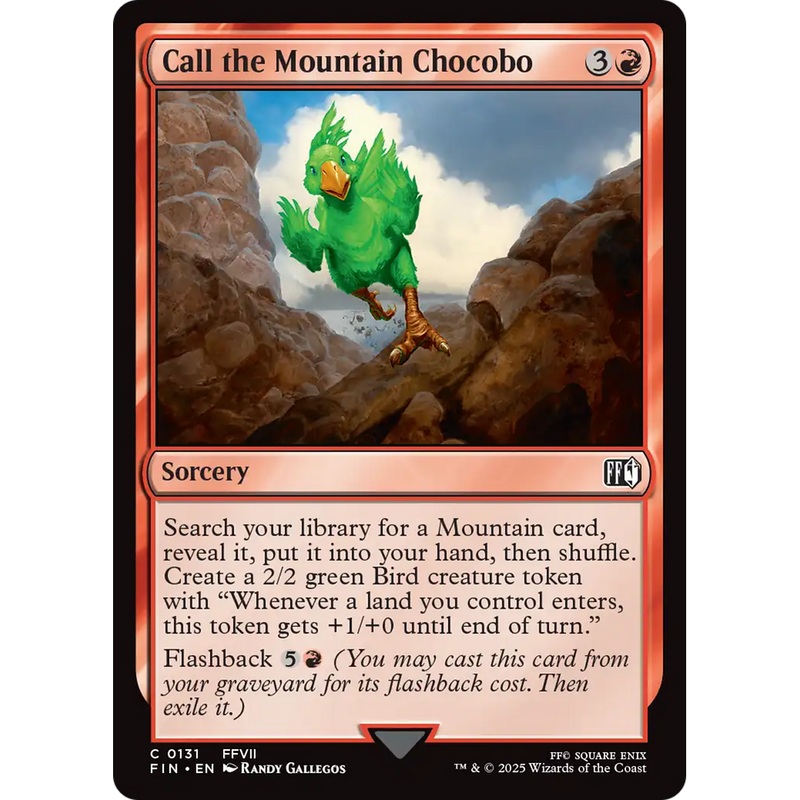 Call the Mountain Chocobo (FIN-131) - FINAL FANTASY