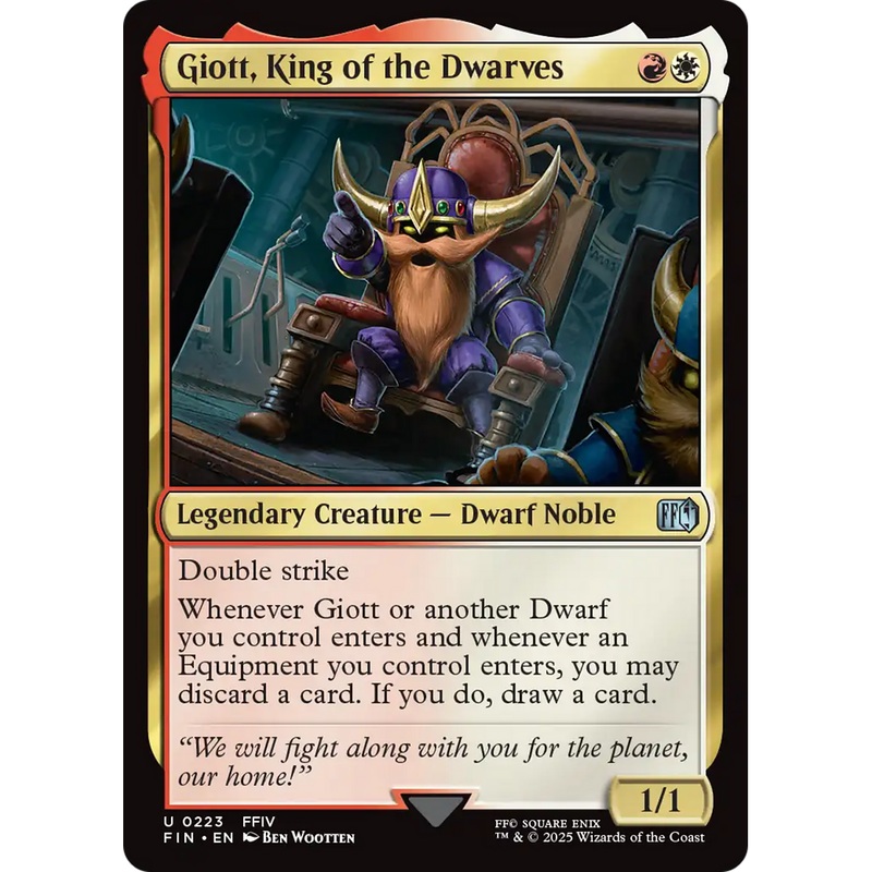 Giott, King of the Dwarves (FIN-223) - FINAL FANTASY Foil