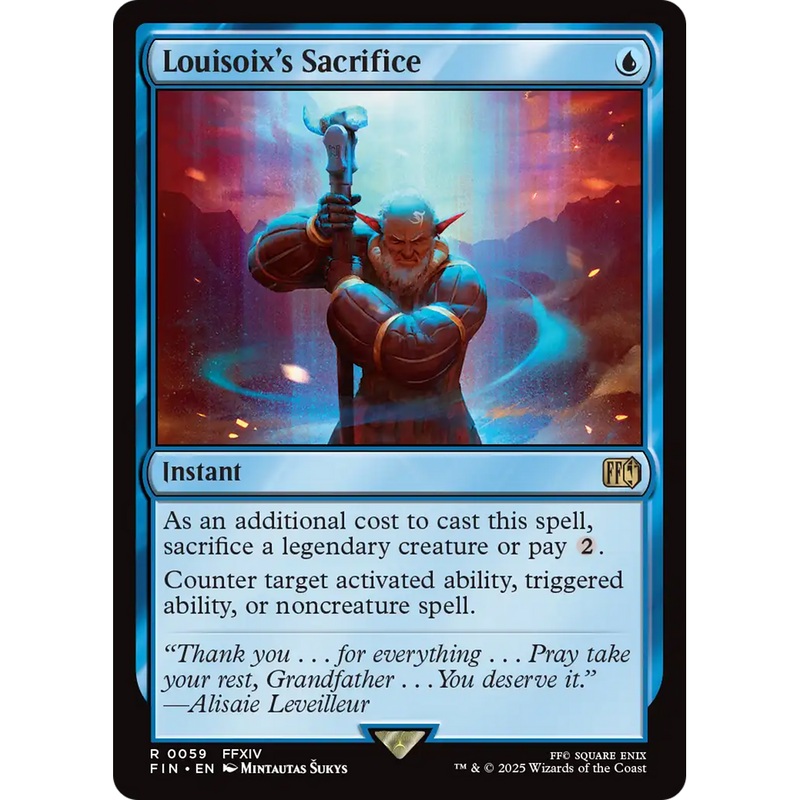 Louisoix's Sacrifice (FIN-059) - FINAL FANTASY