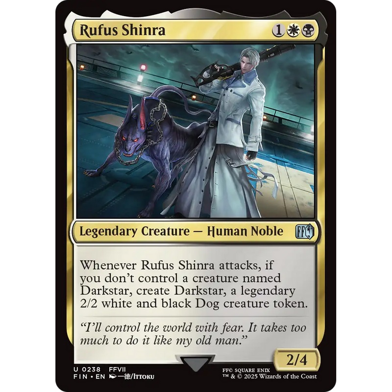 Rufus Shinra (FIN-238) - FINAL FANTASY Foil