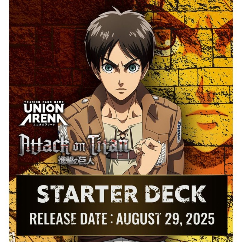 Union Arena TCG: Attack on Titan Starter Deck [UE10ST] (Pre-Order Expected Release 08/29/2025)