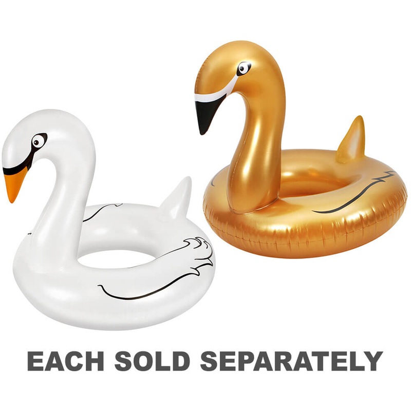 Anneau de natation de cygne (114x107x103cm)