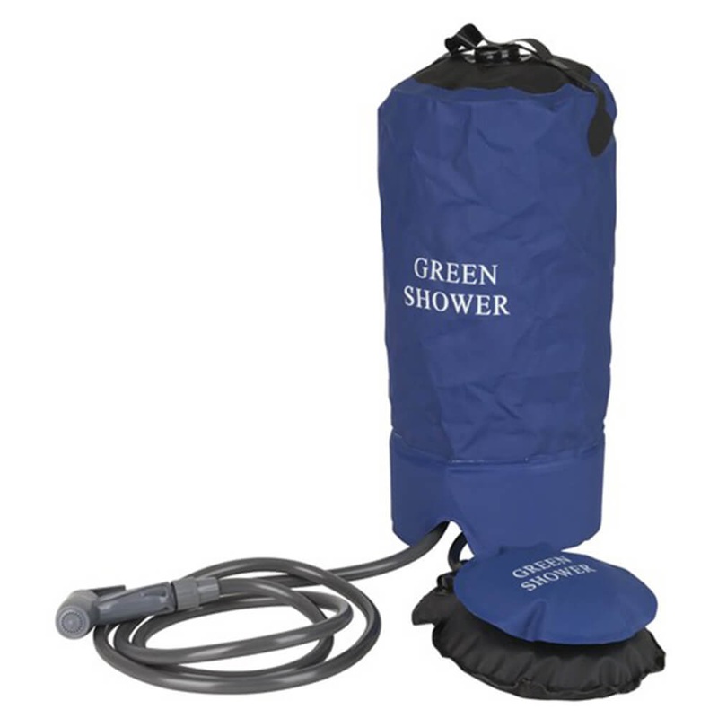 Douche de camping portable avec pompe  pied