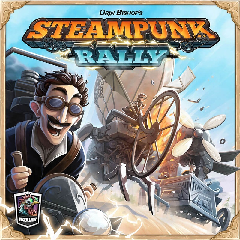 Jeu de socit de rallye Steampunk