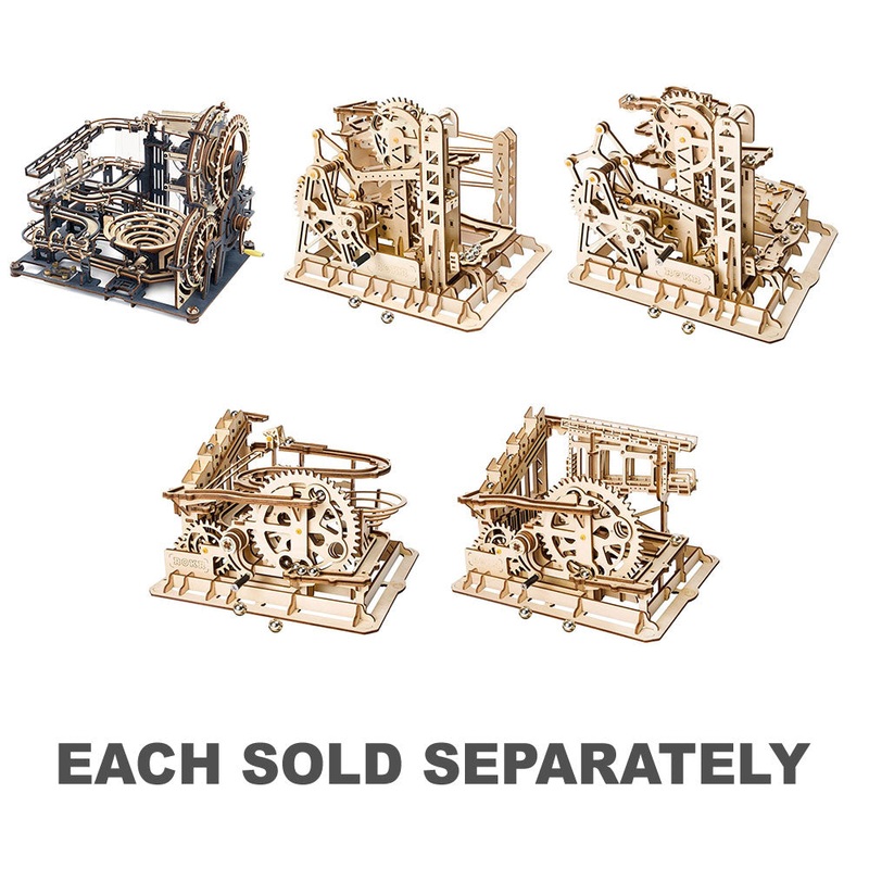 Robome Marble Run 3D Puzzle en bois