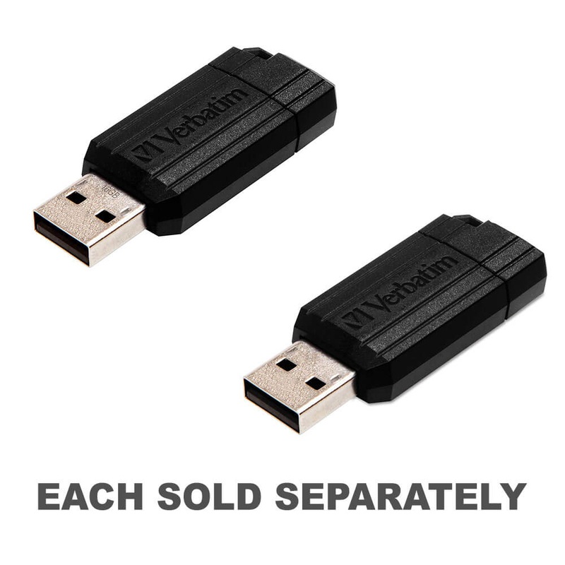 Store Verbatim'n'go 'Pinstripe USB Drive (noir)
