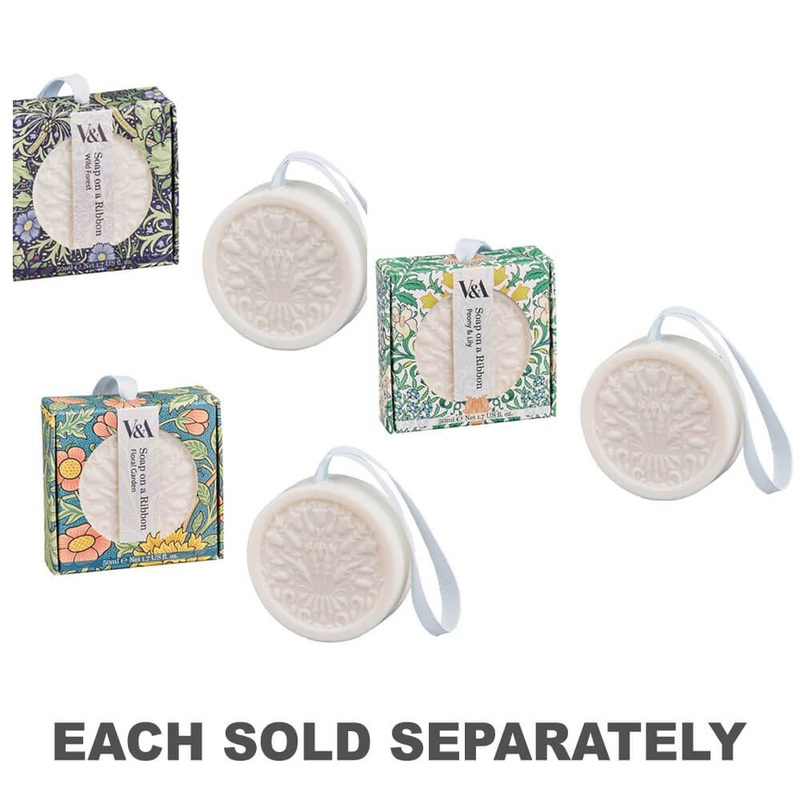 V&A Soap sur un ruban